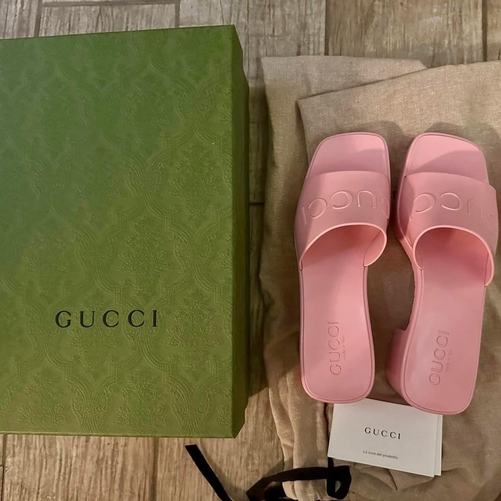 NIB Gucci 60mm Slide Sandal